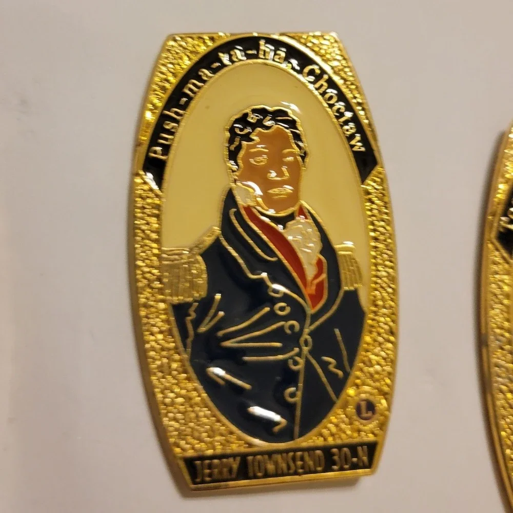 13pc Lions Club‎ International Native American Chiefs Enamel Trading Pin Set